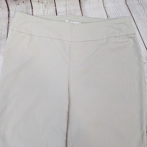 Dana Buchman Khaki Capris Small - Picture 2 of 6